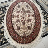 فرش بیضی ۱/۵ متری
