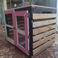 قفس جفتکن چوبی.