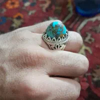 انگستر فیروزه اصل نیشابور