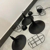 فروش سه عدد لوستر مشکی