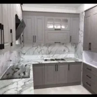 کابینت های آشپزخانه ارینب//Fanteziتمام چوب 455