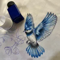 « آموزش نقاشی پارچه و لباس + قبول سفارشات »