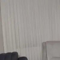 پرده حریر به همراه زیر پرده|پرده، رانر، رومیزی|ملایر, |دیوار