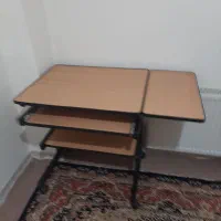 کتابخانه ومیز کامپیوتر