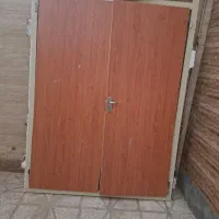 درب جالحافی وچارچوب آهنی کامل|مصالح و تجهیزات ساختمان|بجستان, |دیوار