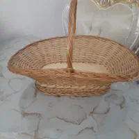 سبد میوه حصیری چوبی|صنایع دستی و سایر لوازم تزئینی|تبریز, |دیوار