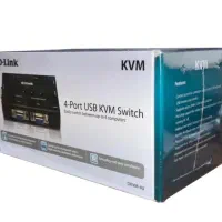 سوئیچ KVM-USB-4PORT  دی لینک مدل DKVM 4U