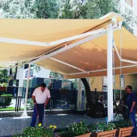 تولید چار سایبان دوطرفه برقی دستی سایه بان