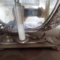 آینه و شمعدان برنجی|کلکسیون اشیاء عتیقه|اصفهان, جوزدان الیادران|دیوار