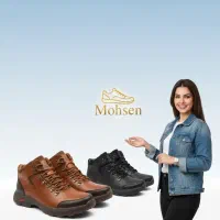 حراج کفش چرم ،  نیم بوت چرم کوه نوردی و پیاده روی