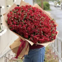 دسته گل رز مینیاتوری|گل و گیاه طبیعی|شیراز, گود عربان|دیوار