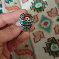 انگشتر نقره جواهری