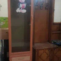 جا لباسی آینه دار و جاکفشی دار و کمد ام دی ام