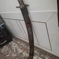 شمشیر ذوالفقار نقره کوب|کلکسیون اشیاء عتیقه|تهران, امام زاده حسن|دیوار