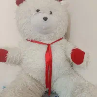 عروسک خرسی بزرگ پشمالو