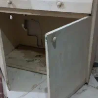 کابینت ظرفشویی با سینک و ابچکان|آب‌چکان و نظم‌دهنده ظروف|قم, نیروگاه|دیوار