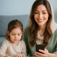 زن مستقل بشو فقط کار با گوشی و دورکاری