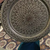 سینی مسی قلمکاری|صنایع دستی و سایر لوازم تزئینی|تهران, طیب|دیوار