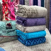 پتو شادیلون گلدار و ساده ۲ نفره قلبی و گل و برگی