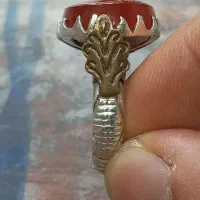 انگشتر نقره نگین عقیق|جواهرات|تهران, زمزم|دیوار