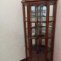 بوفه ویترین چوبی منبت|بوفه، ویترین، کنسول|قم, پردیسان|دیوار