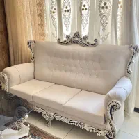 مبل ۹ نفره نو+کاور ژله ای