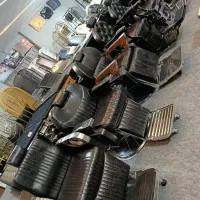 صندلی لوتوس دسته چوبی