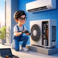 تعمیر کولر گازی در کیش سرویس شارژ گاز و غیره