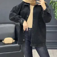 کت جین ذغالی