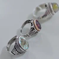 انگشتر نقره|جواهرات|خوی, |دیوار