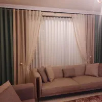 پشت پرده حریر مخمل کتان تور پتینه
