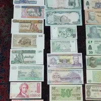 36 جفت اسکناس خارجی کلکسیونی|کلکسیون سکه، تمبر، اسکناس|تهران, هروی|دیوار