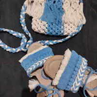 صندل و کیف بافت مکرومه