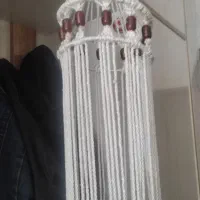 آویز گلدان مکرومه|صنایع دستی و سایر لوازم تزئینی|خمینی‌شهر, |دیوار