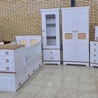 تخت کمدوویترین و تخت دومنظوره پینات حصیری