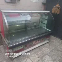 یخچال شیشه خم ویترینی سالم