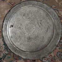 سینی دیوار کوب مسی قدیمی