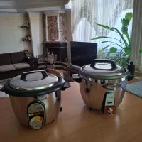 دو دستگاه پلو پز پارس خزر   نو  12 و 10 نفره