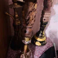 ۲ عدد قلیون چوب ست کامل پول لازم