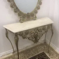 ایینه شمعدان برنز اصل