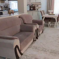 مبل ۷ نفره به همراه میز غذاخوری ۴ نفره