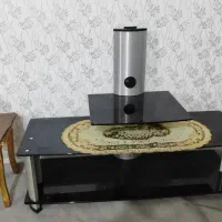 میز زیر تلویزیون  شیشه ای قیمت مناسب