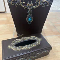 گلیم ۳ متری + سطل آشغال و جای دستمال کاغذی منزل|فرش|بندر انزلی, پردیس|دیوار