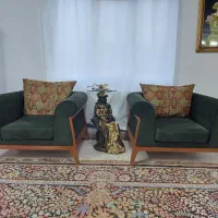 مبل شرکتی و میز غذاخوری در حد نو