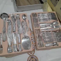 سرویس قاشق و چنگال 126پارچه|ظروف سرو و پذیرایی|تهران, درختی|دیوار