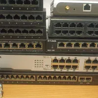 سوییچ D-link دیلینک مگابایتی و گیگابایتی معیوب|قطعات و لوازم جانبی رایانه|تهران, بهار|دیوار