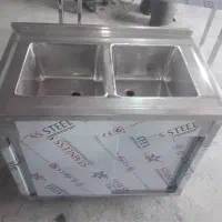 میز کار و سینک استیل بهداشتی صنعتی ، ابعاد سفارشی|فروشگاه و مغازه|تهران, آرژانتین|دیوار