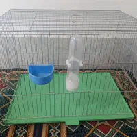 قفس قناری بزرگ همراه دون خوری واب خوری|لوازم جانبی حیوانات|تفت, |دیوار