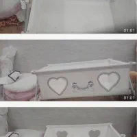 گهواره نوزاد استفاده نشده و نو