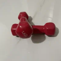 دمبل یک کیلویی و کش پیلاتس